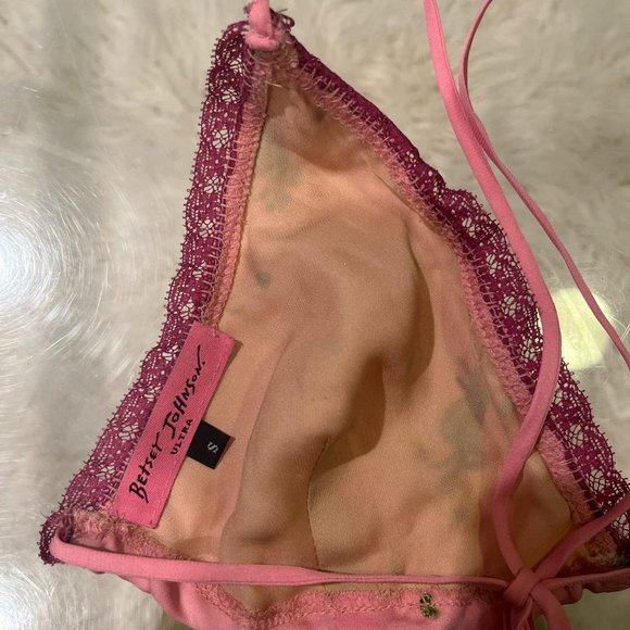 RARE Betsey Johnson ULTRA silk bikini - Picture 6 of 6